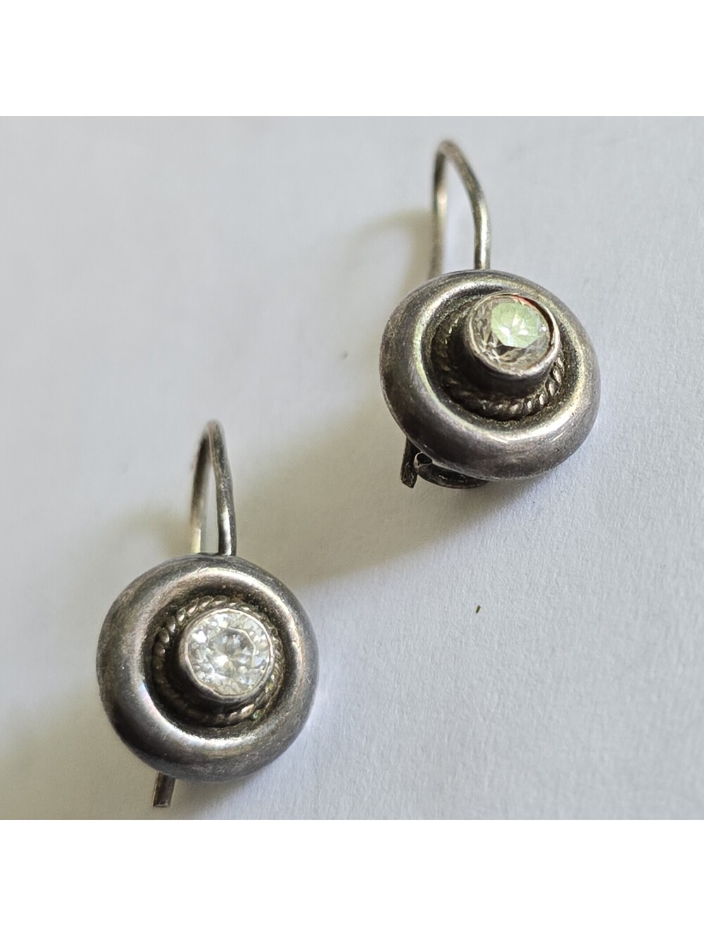 Vintage Sterling Silver 925 Drop Dangle Earrings